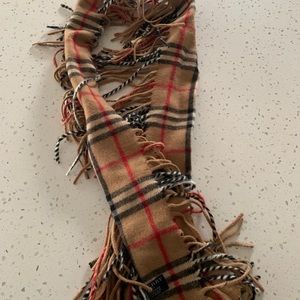 Burberry Fringe Scarf